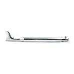 uitlaat einddemper Fishtail chrome 1 3/4 inch aansluiting, Motoren, Ophalen of Verzenden, Nieuw