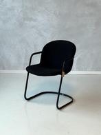 Gastone Rinaldi eetkamerstoel vintage design eettafelstoel, Huis en Inrichting, Stoelen, Italie, Gebruikt, Zwart, Thema