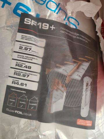 Superfoil SF19+ Isolatiefolie 90m2 6 rollen rc 2,97 beschikbaar voor biedingen