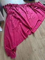 Roze gordijn driehoek raam, Huis en Inrichting, Ophalen of Verzenden, Gebruikt