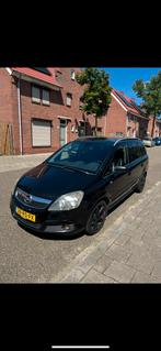 Auto Opel Zafira 2.2 2005 Zwart 5 deurs station, Voorwielaandrijving, 4 cilinders, Zwart, Origineel Nederlands