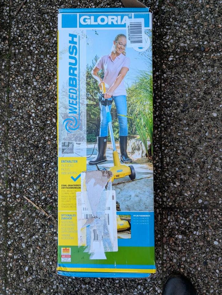 Elektrische Onkruidborstel - Staalborstel - weedbrush, Tuin en Terras, Onkruidbranders, Gebruikt, Ophalen of Verzenden