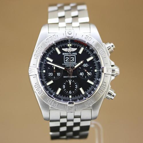 Breitling Blackbird A44359 Staal, Sieraden, Tassen en Uiterlijk, Horloges | Heren, Gebruikt, Polshorloge, Breitling, Staal, Staal