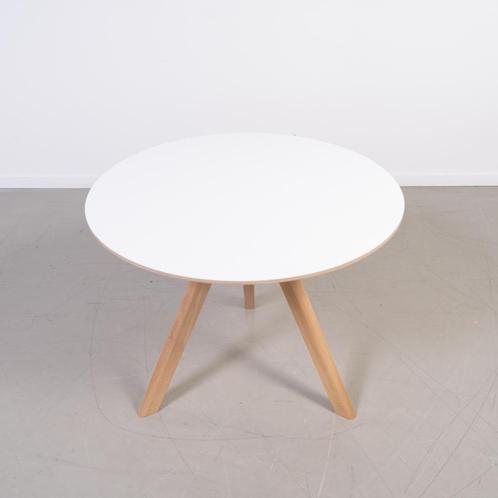 1 Hay Copenhaque CPH20 tafel 90 cm Nieuw, Huis en Inrichting, Tafels | Eettafels, Nieuw, 50 tot 100 cm, 50 tot 100 cm, Rond, Eikenhout