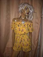 Prachtige jumpsuit van bershka maat M zgan, Kleding | Dames, Jumpsuits, Maat 38/40 (M), Geel, Zo goed als nieuw, Bershka