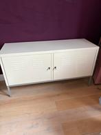 Metalen kast Ikea gebroken wit, Huis en Inrichting, Kasten | Dressoirs, Ophalen, Gebruikt, 100 tot 150 cm, Metaal