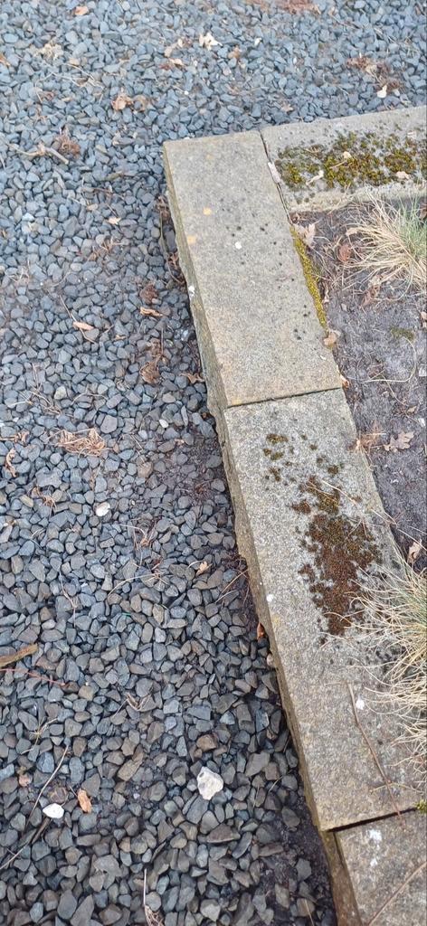 Borderrand, Tuin en Terras, Bielzen en Borders, Gebruikt, Overige typen, Beton, Minder dan 25 cm, Minder dan 100 cm, Minder dan 25 cm
