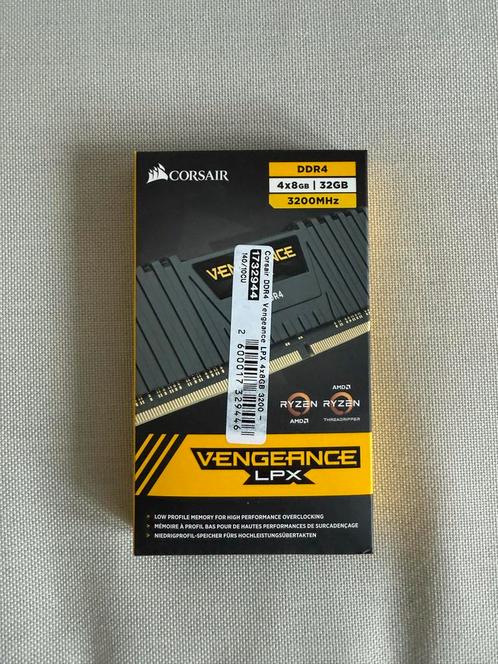 Corsair Vengeance LPX 32GB (4x8GB) DDR4 3200MHz RAM, Computers en Software, RAM geheugen, Nieuw, Desktop, 32 GB, DDR4, Ophalen of Verzenden