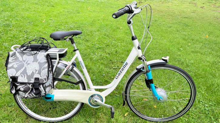 Nette goede unisex damesfiets E-bike Gazelle Orange 53cm N7, Fietsen en Brommers, Fietsen | Dames | Damesfietsen, Gebruikt, Gazelle