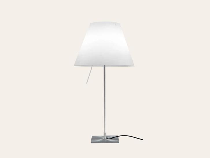 Luceplan Costanza fixed bij TheReSales, Huis en Inrichting, Lampen | Tafellampen, Zo goed als nieuw, 75 cm of meer, Kunststof