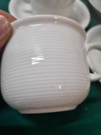 kop en schotels wit met lijntje thomas, Antiek en Kunst, Antiek | Servies los, Ophalen of Verzenden