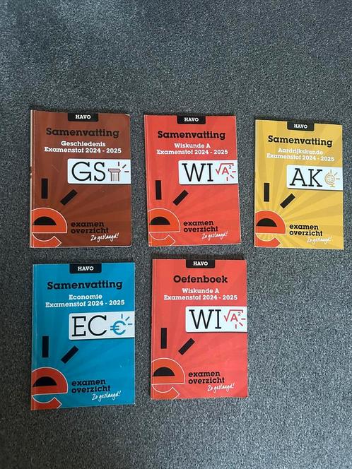 Examenoverzicht en examenbundel HAVO 5 -zo goed als nieuw, Boeken, Schoolboeken, Zo goed als nieuw, Economie, HAVO, Ophalen of Verzenden