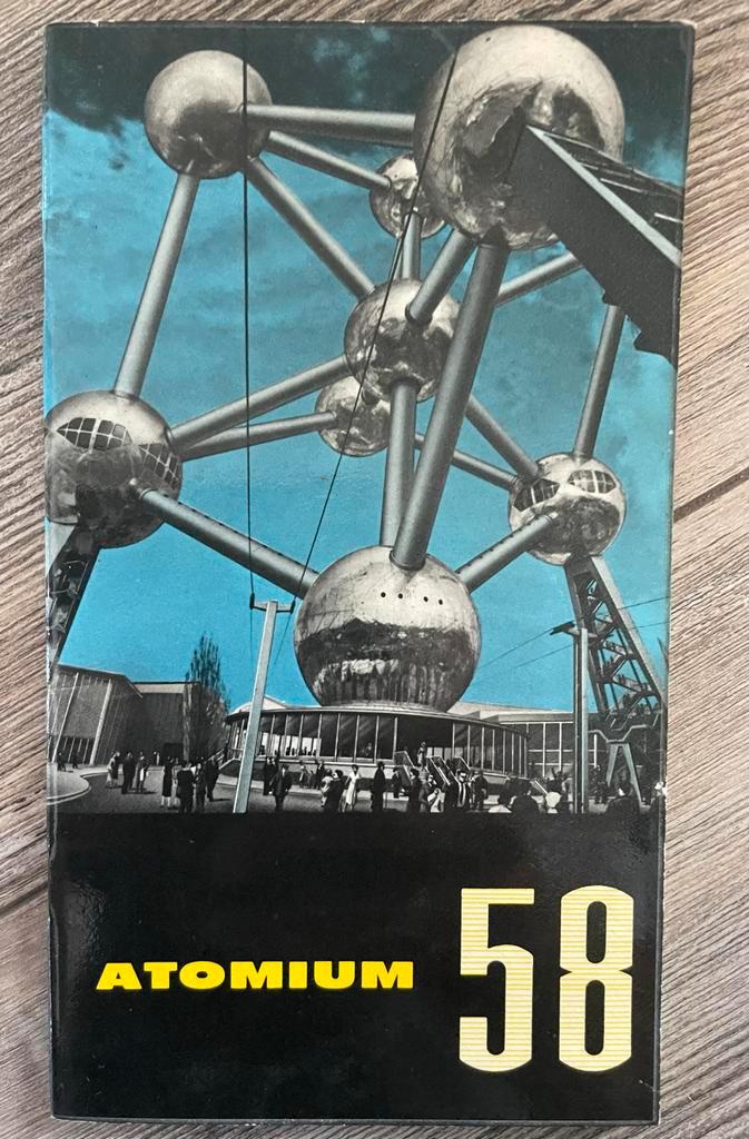 Atomium Brussel - Bouw Boekje Expo '58, Boeken, Kunst en Cultuur | Architectuur, Zo goed als nieuw, Ophalen of Verzenden