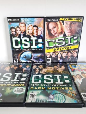 Gratis 5 CSI PC Games beschikbaar voor biedingen