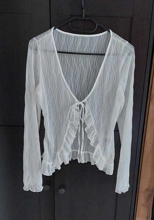 BOLERO VEST wit M🙂, Kleding | Dames, Tops, Nieuw, Maat 38/40 (M), Wit, Lange mouw, Ophalen of Verzenden