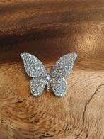 Zilverkleurige broche vlinder, Nieuw, Ophalen of Verzenden