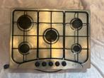 5-pits gasfornuis met nieuwe gasslang, Gebruikt, 60 cm of meer, Ophalen of Verzenden, Inbouw