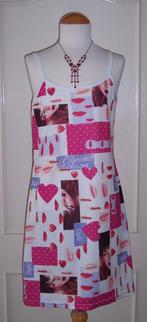 Mini Zomerjurk Roze Wit Hartjes Ongedragen S 36 ( Jool ), Nieuw, Ophalen of Verzenden, Roze, Maat 36 (S)