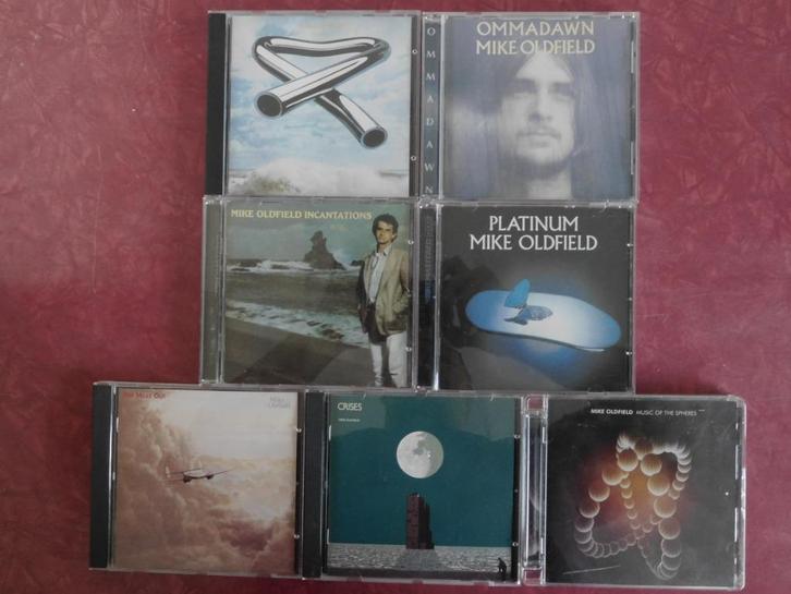 7 x Mike Oldfield, Cd's en Dvd's, Cd's | Pop, Zo goed als nieuw, 1960 tot 1980, Ophalen of Verzenden
