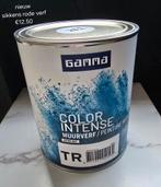Gamma muurverf Color intens extra mat rood 1liter, Ophalen, Zo goed als nieuw, Rood