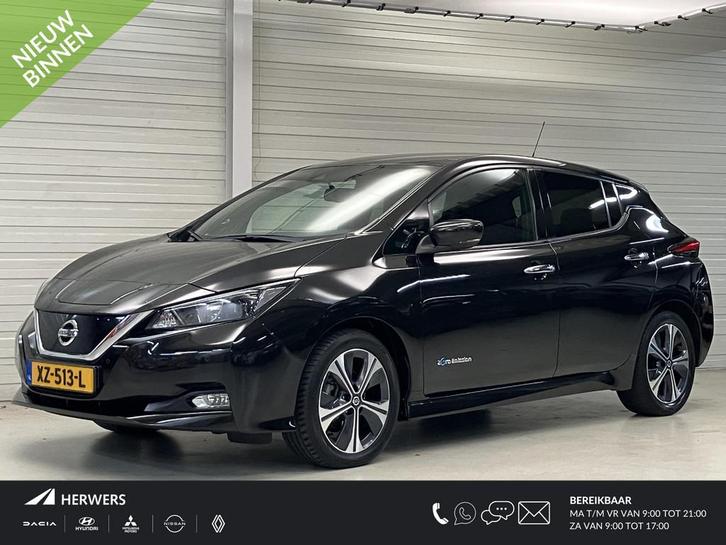 Nissan LEAF N-Connecta 40 kWh / Dealer Onderhouden / Navigat, Auto's, Nissan, Bedrijf, Te koop, Leaf, 360° camera, ABS, Adaptive Cruise Control