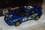 1:18 SUBARU IMPREZA WRC MCRAE #3 AUTOART 89792 zie info WRH, Hobby en Vrije tijd, Modelauto's | 1:18, Verzenden, Gebruikt, Auto