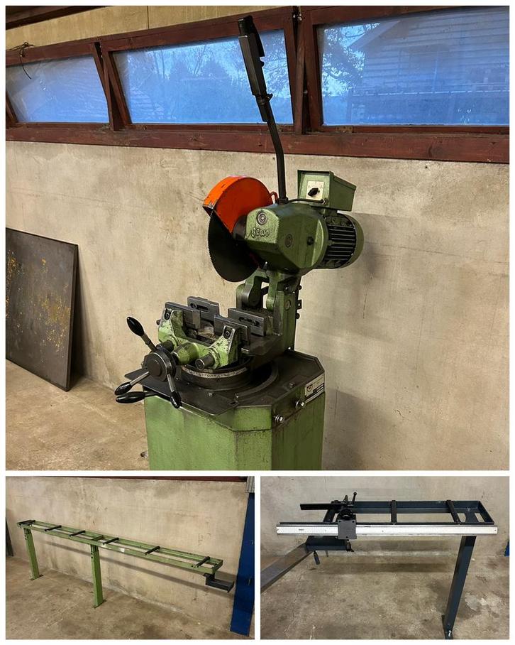 Bewo 315 LT met aan- afvoerband, Doe-het-zelf en Verbouw, Gereedschap | Zaagmachines, Ophalen of Verzenden