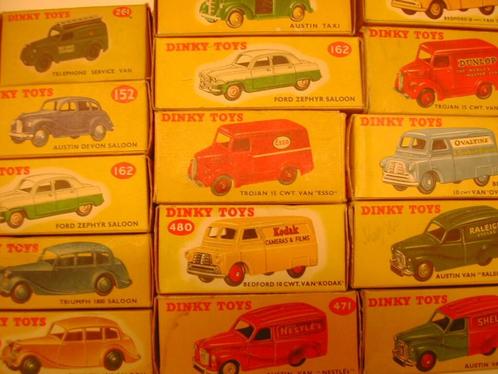 Gevraagd: Modelauto's Dinky, Corgi, Lego, Lion Car, Matchbox, Hobby en Vrije tijd, Modelauto's | 1:43, Gebruikt, Auto, Dinky Toys