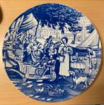 Delfts blauw wandbord Boch La Louvière België, Antiek en Kunst, Ophalen of Verzenden