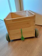 Ikea flisat speelgoedkist op wielen, Kinderen en Baby's, Speelgoed | Houten speelgoed, Zo goed als nieuw, Ophalen