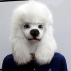 Hond Masker Honden Poedel Carnaval Halloween Kop Furry Dier, Hobby en Vrije tijd, Verzenden, Nieuw, Feestartikel