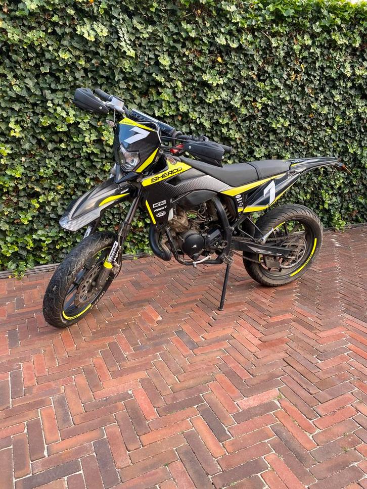 Sherco SM 50 bromfiets, Fietsen en Brommers, Brommers | Crossbrommers, Zo goed als nieuw, Overige merken, Ophalen