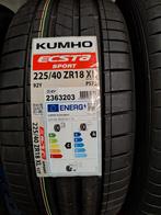 NIEUWE zomer banden Kumho 225/40R18 2254018  incl montage, Ophalen, 18 inch, Nieuw, Band(en)