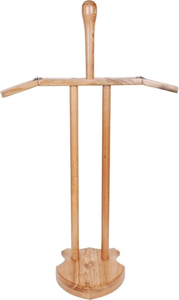 Houten standaard voor helm. -bewapeningsstandaard van hout, Hobby en Vrije tijd, Kostuums, Theaterbenodigdheden en LARP, Nieuw