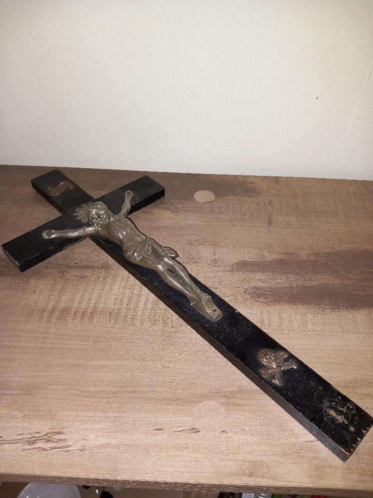 Antiek Crucifix, Ophalen of Verzenden