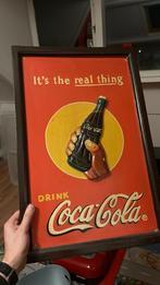 Houten 3d effect reclamebord Coca Cola, Ophalen of Verzenden, Zo goed als nieuw, Reclamebord