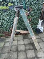 Oude houten trap, Ophalen, Gebruikt, Trap, Minder dan 2 meter