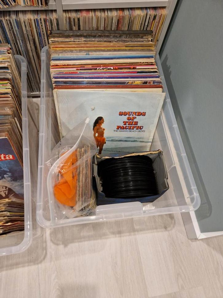 275 Vinyl LP's en Singles partij, Cd's en Dvd's, Vinyl | Overige Vinyl, Gebruikt, Overige formaten, Ophalen