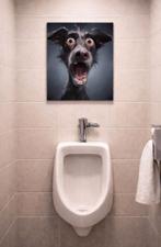 Grappige canvas van hond, Ut, Nieuw, Ophalen of Verzenden, Ubo