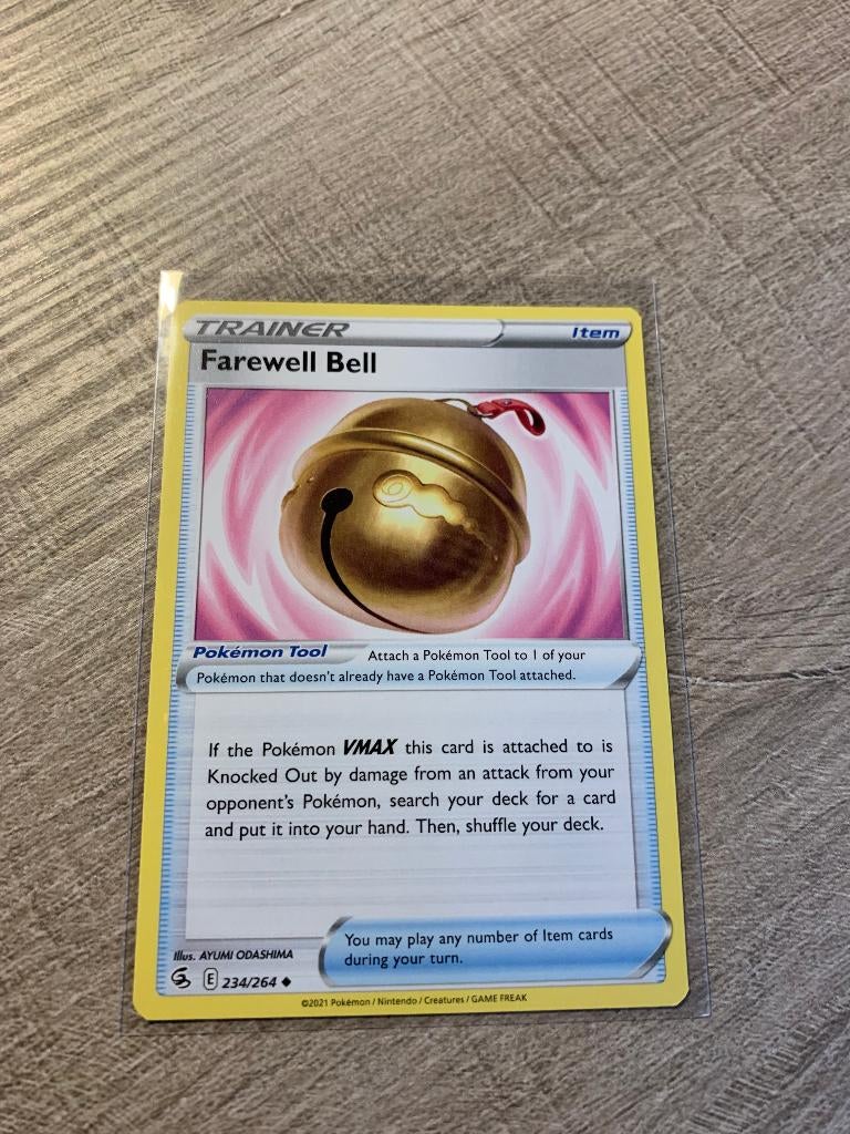 Farewell Bell 234/264 Fusion Strike - Pokémon Kaart, Ophalen of Verzenden, Nieuw, Losse kaart