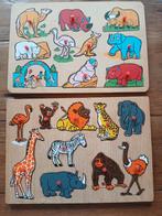 inlegpuzzels dierentuin, Ophalen of Verzenden, Gebruikt