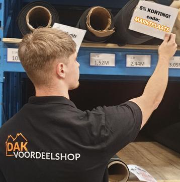 EPDM nog GOEDKOPER! NU vanaf 11,49 per m2! GROTE VOORRAAD beschikbaar voor biedingen