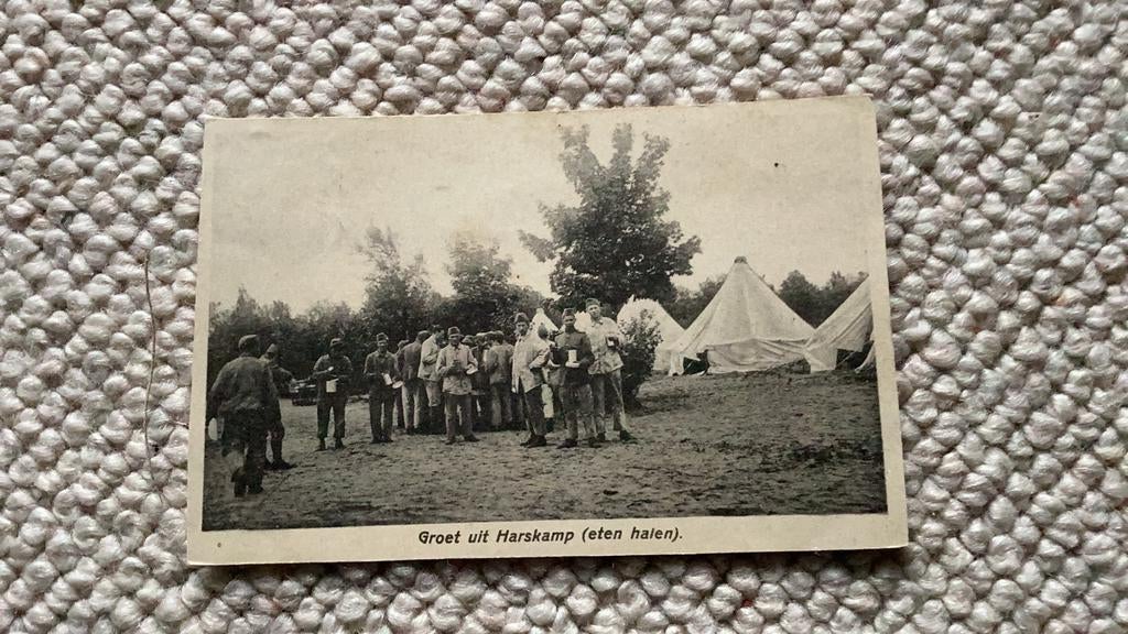 Ansichtkaart Harskamp Eten halen 1924. 937, Ophalen of Verzenden, 1920 tot 1940, Gelopen, Gelderland
