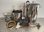 Zeer complete bierbrouwset, Ophalen, Gebruikt