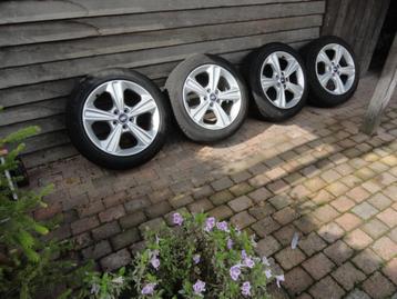 Ford C-Max,S-Max,Focus alu velgen met zomerbanden 17 inch beschikbaar voor biedingen