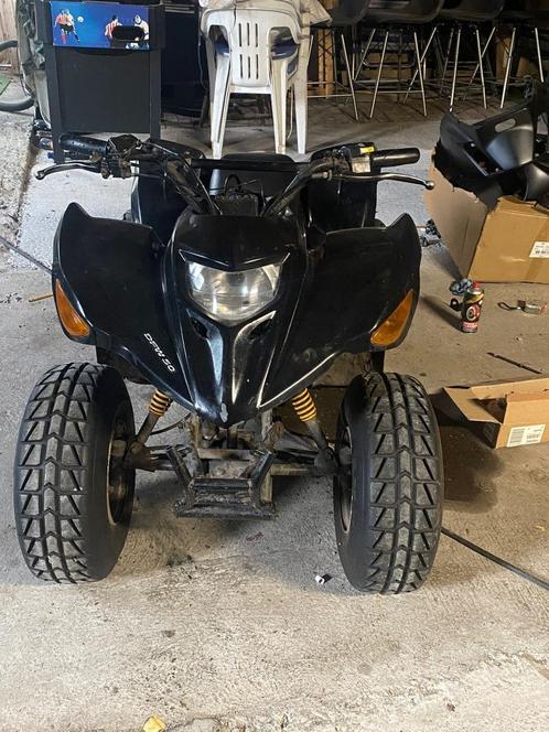 Derbi DFW 50 Quad, Fietsen en Brommers, Brommers | Derbi, Gebruikt, Maximaal 45 km/u, Ophalen