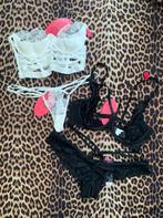 Zwarte en witte set Hunkemöller private collection 75D, Hunkemöller private, Setje, Zwart, Verzenden