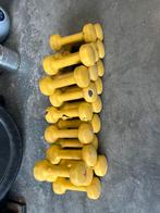 20 x 1 kg rubberen dumbells dumbell set gewichten, Dumbbell, Gebruikt, Gewichten, Ophalen of Verzenden