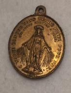 1125 Grotere oude medaille Maria andere zijde Joseph, Verzamelen, Ophalen of Verzenden, Zo goed als nieuw, Overige typen, Christendom | Katholiek