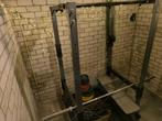Compleet fitness-set, squatrek met materialen, Sport en Fitness, Fitnessapparatuur, Ophalen, Benen, Gebruikt, Krachtstation